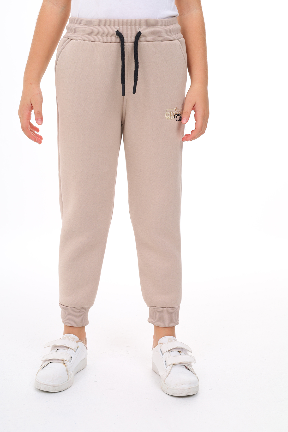 Toontoy Kız Çocuk Nakışlı Eşofman Alt