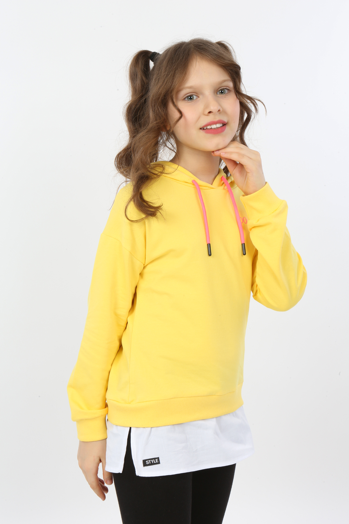Toontoy Kız Çocuk Do Not Give Up Nakışlı Sweatshirt