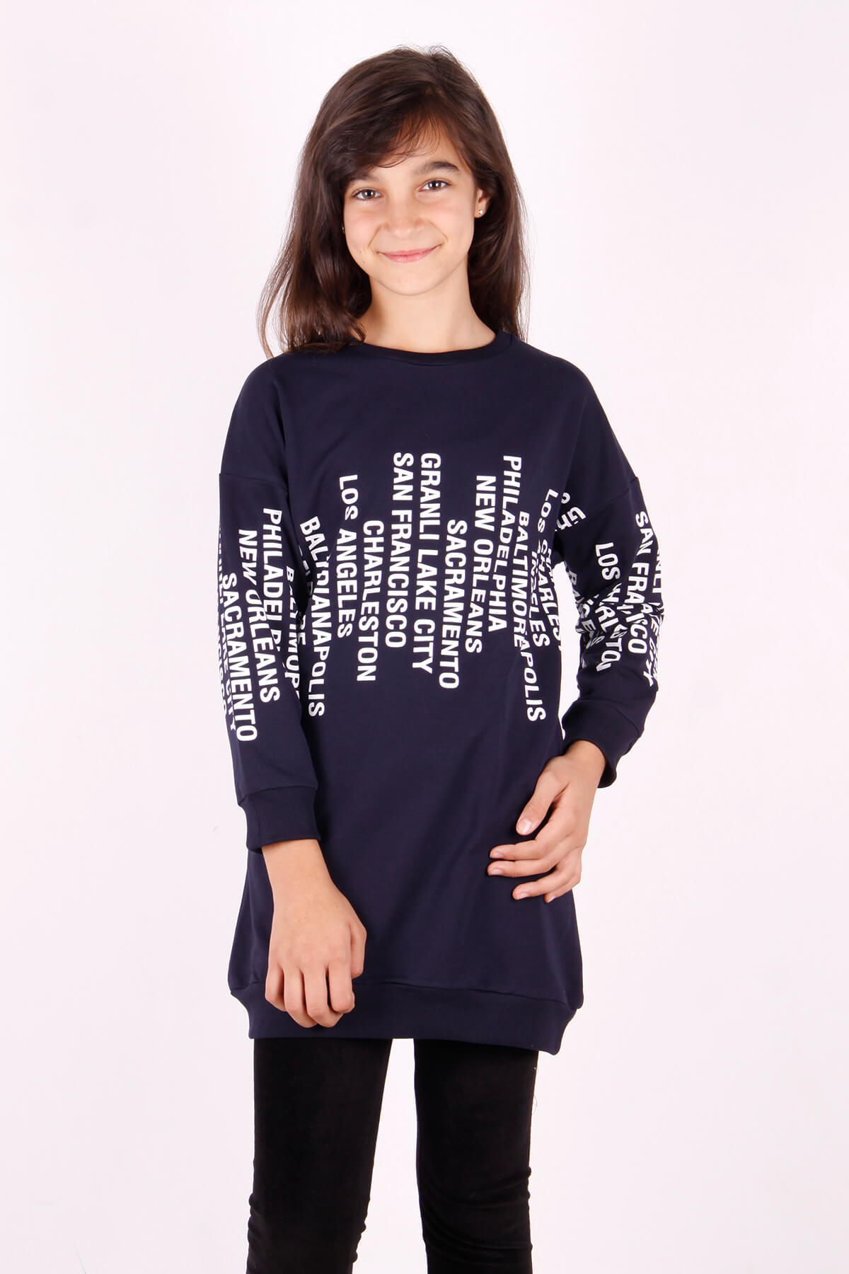 Toontoy Kız Çocuk Female Baskılı Etekli Takım