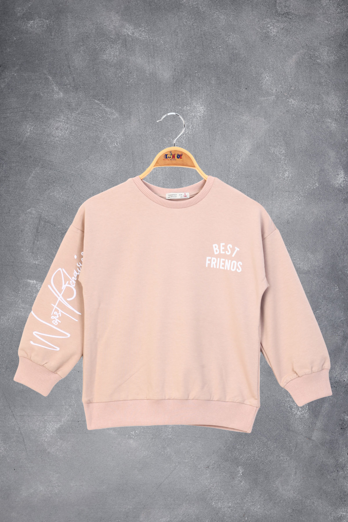 Toontoy Kız Çocuk Best Frıends Baskılı Sweatshirt