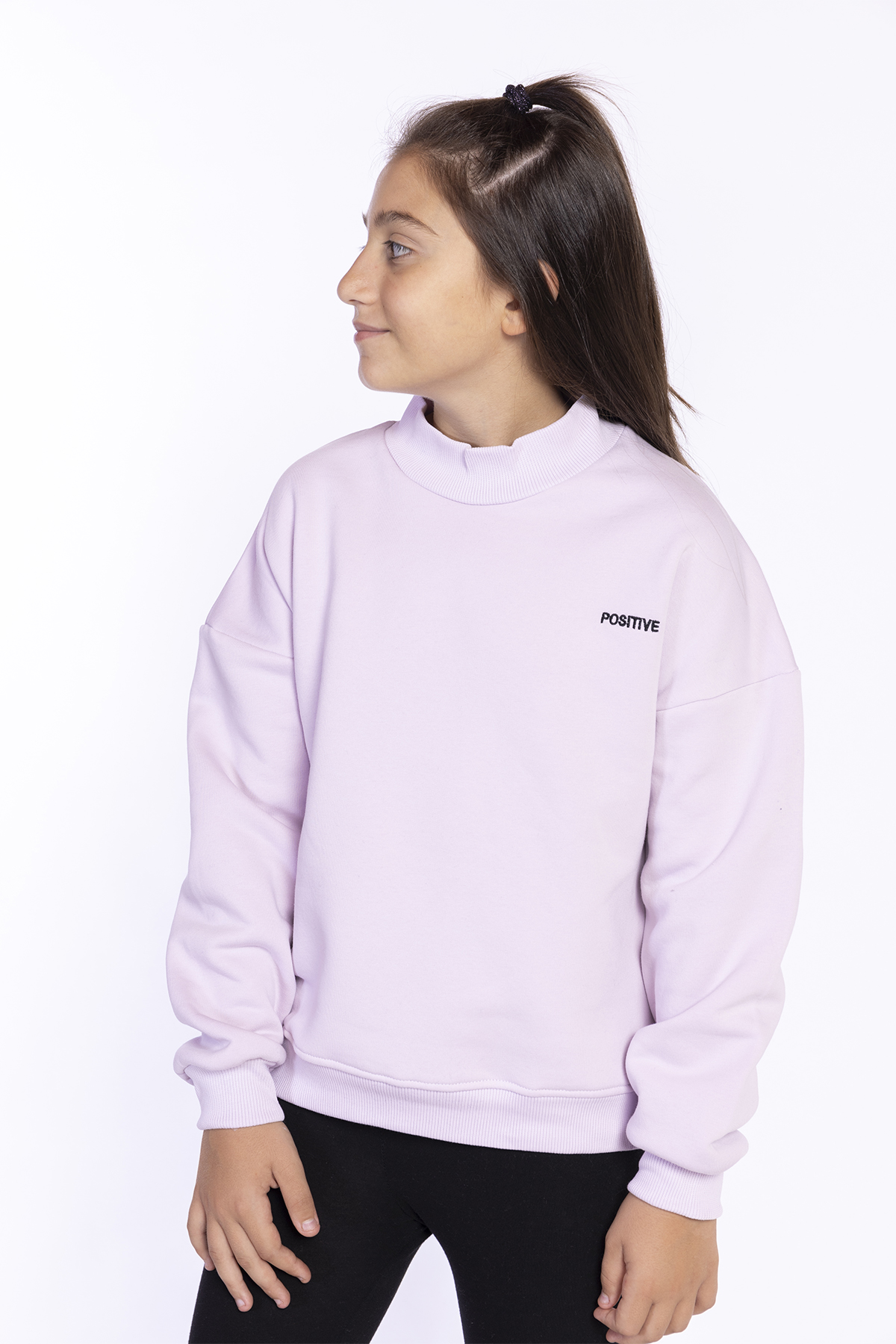 Toontoy Kız Çocuk İçi Pamuklu Sweatshirt