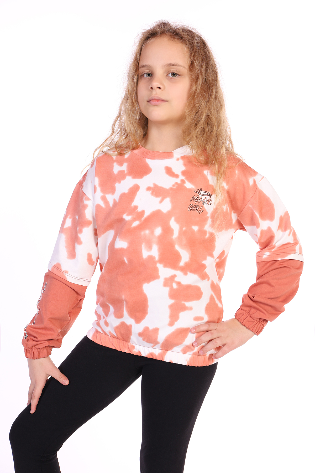 Toontoy Kız Çocuk Magic Girl Nakışlı Sweatshirt