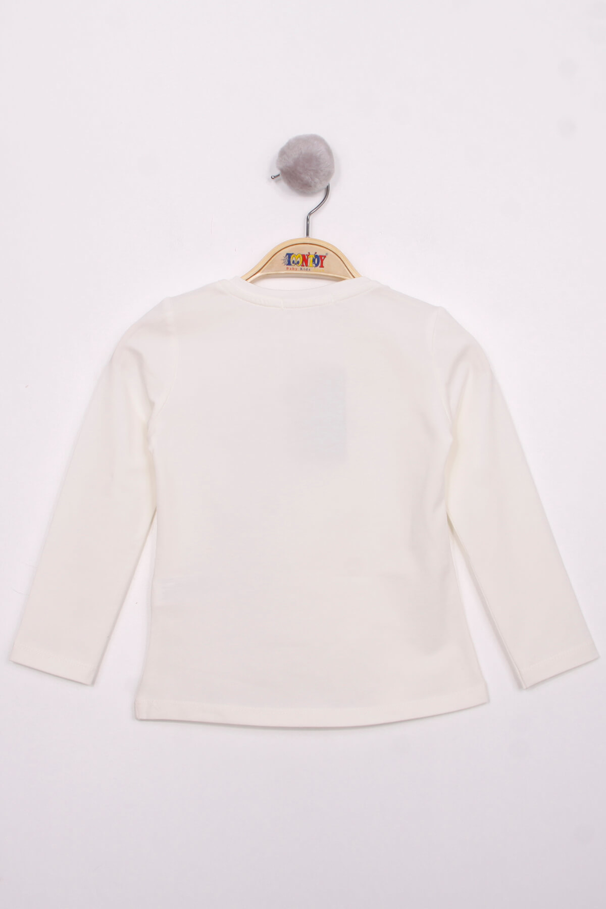 Toontoy Kız Çocuk Göğsü Pul Nakışlı T-Shirt