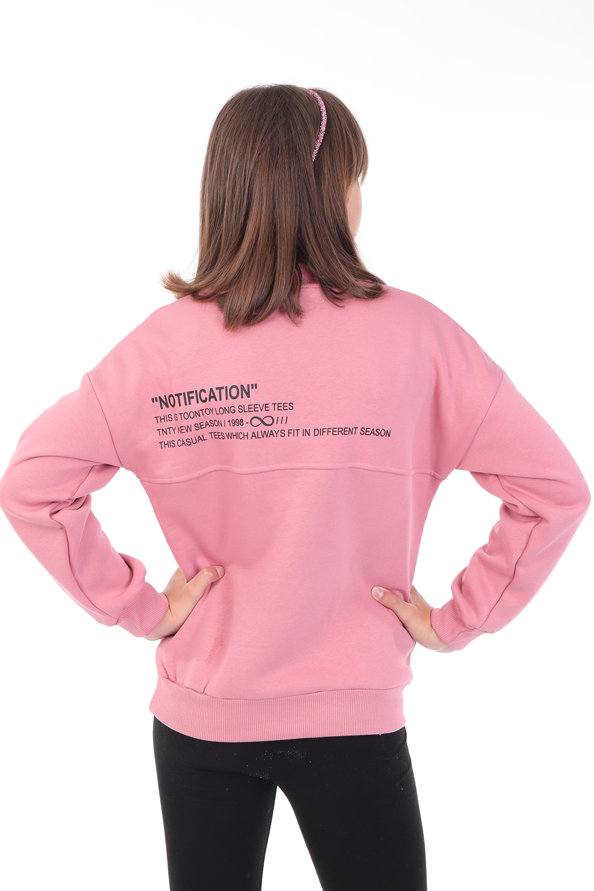 Toontoy Kız Çocuk Baskılı Sweatshirt