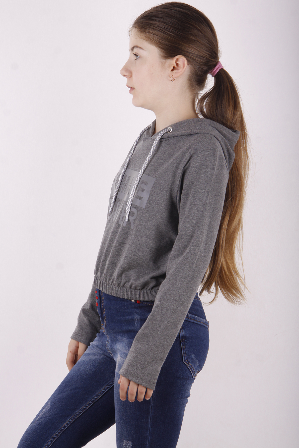Toontoy Kız Çocuk Female Power Baskılı Sweatshirt