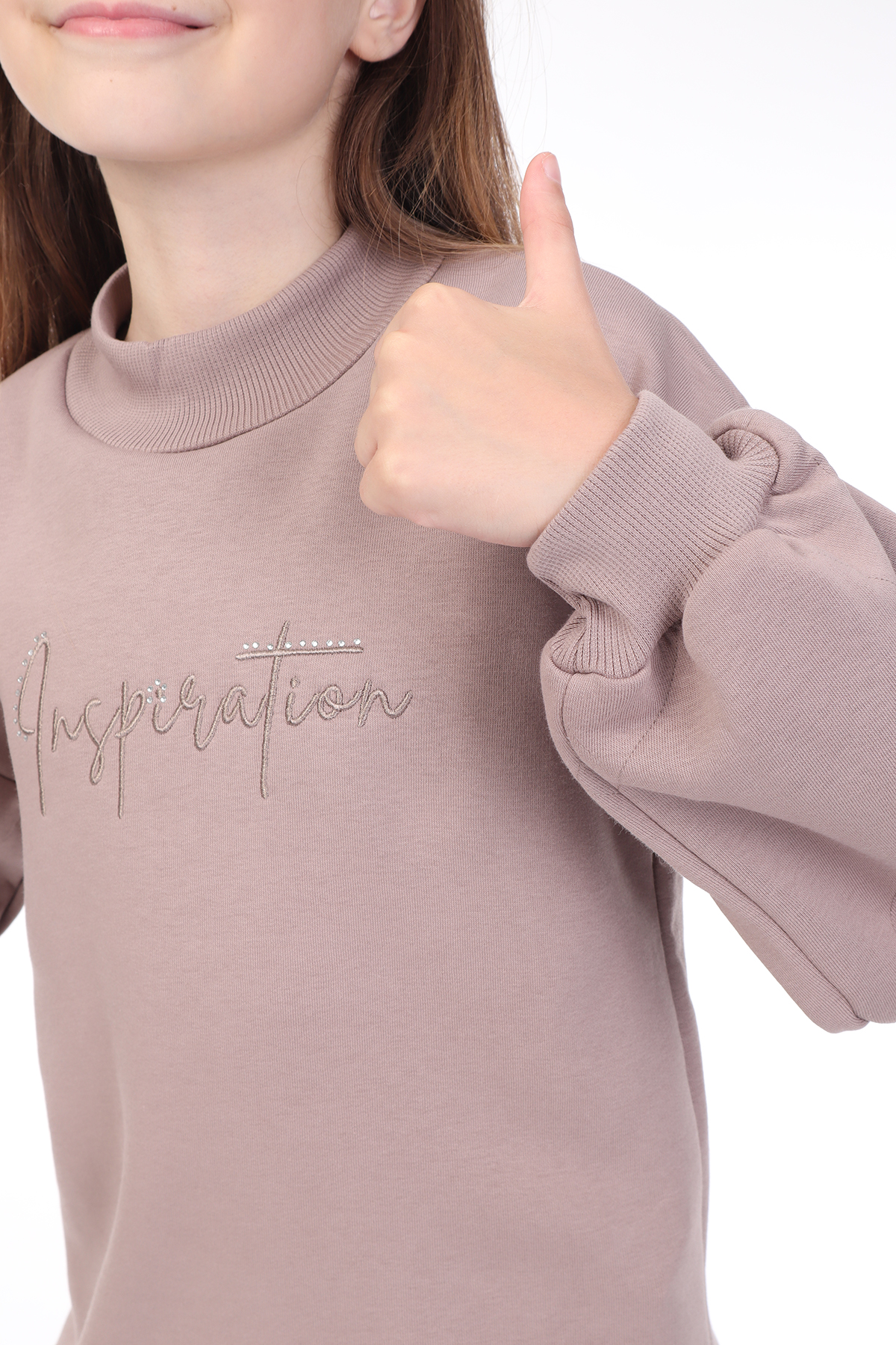 Toontoy Kız Çocuk Nakışlı Sweatshirt