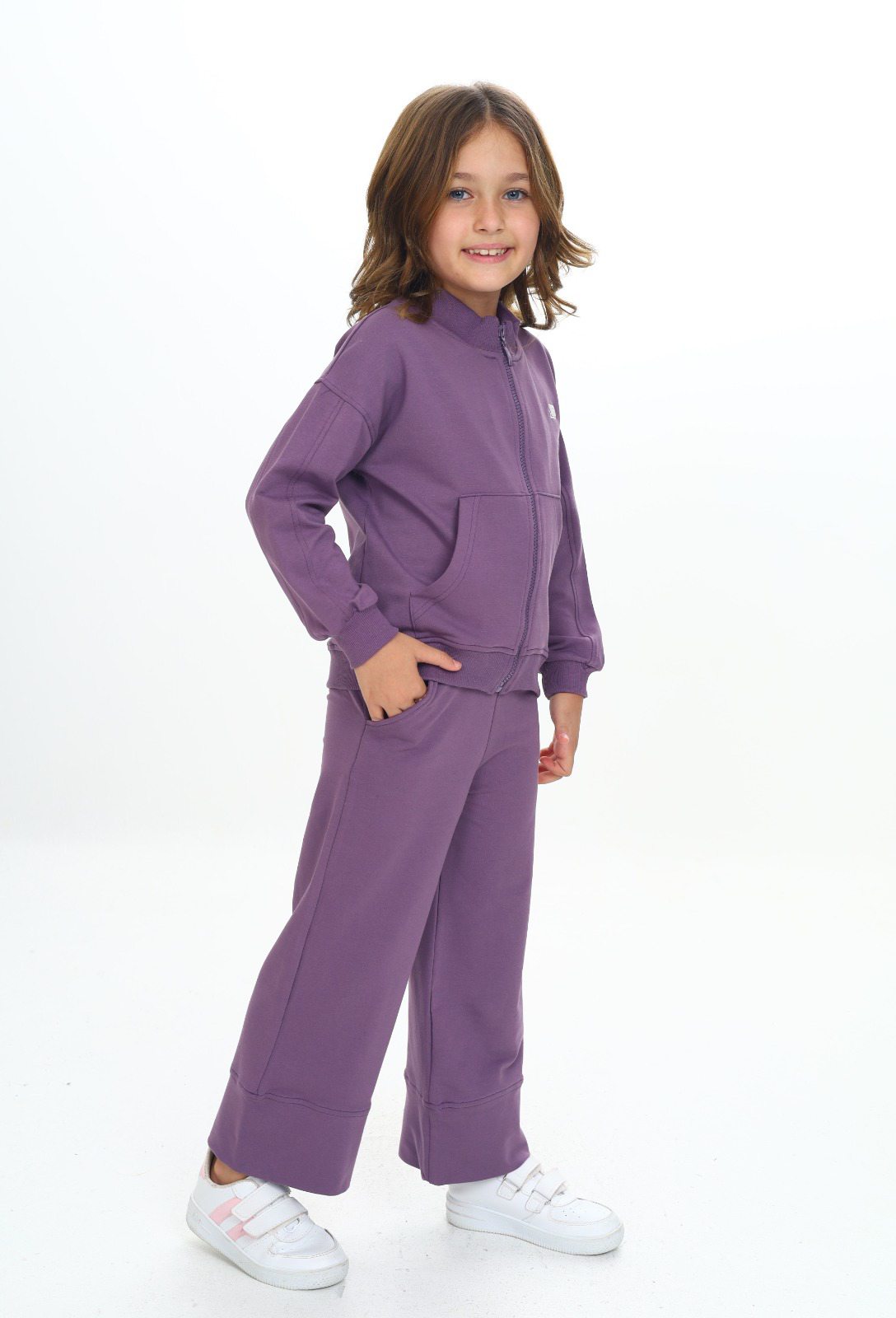 Toontoy Kız Çocuk Tayt İki Paçası Fiyonk Nakışlı