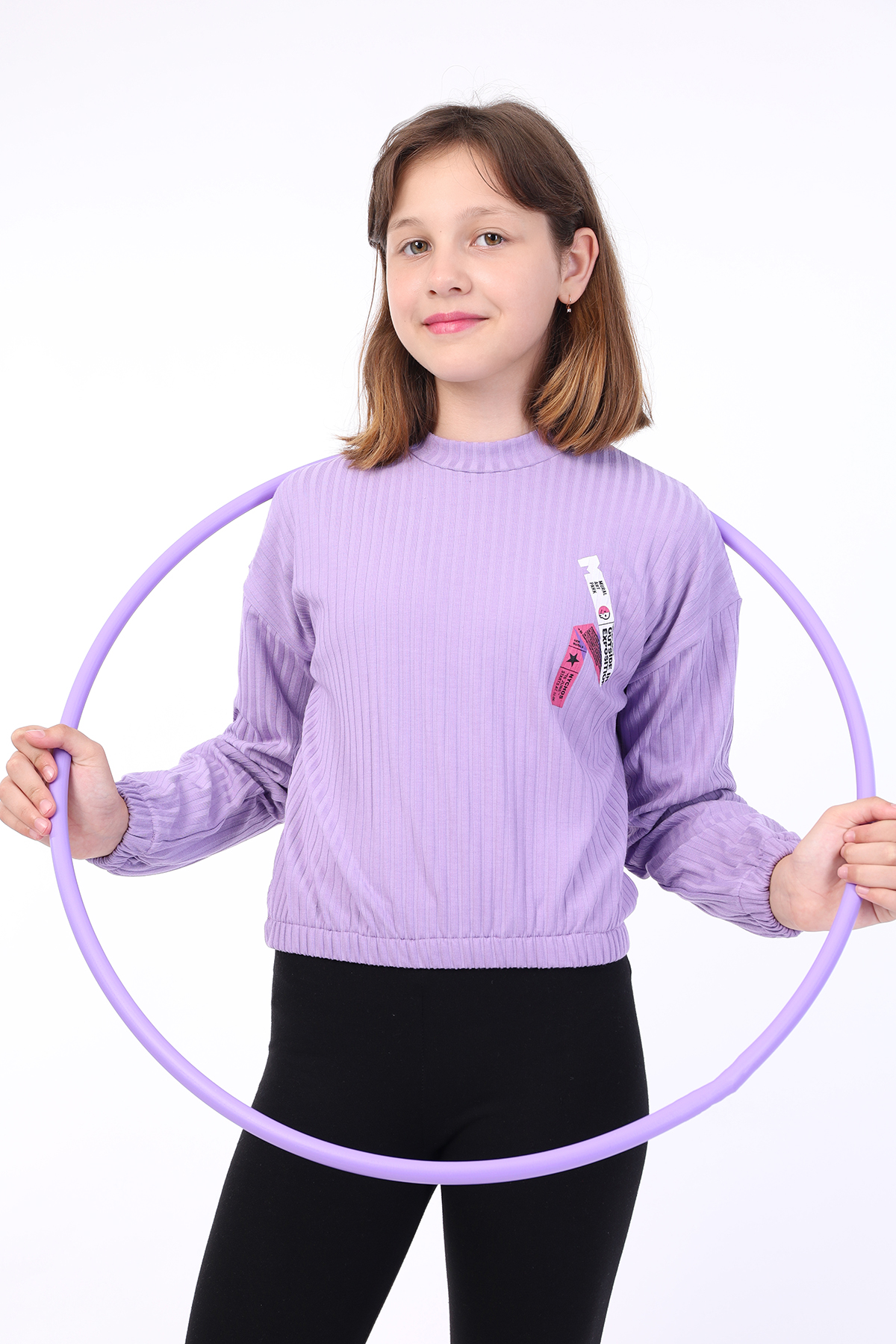 Toontoy Kız Çocuk Baskılı Sweatshirt