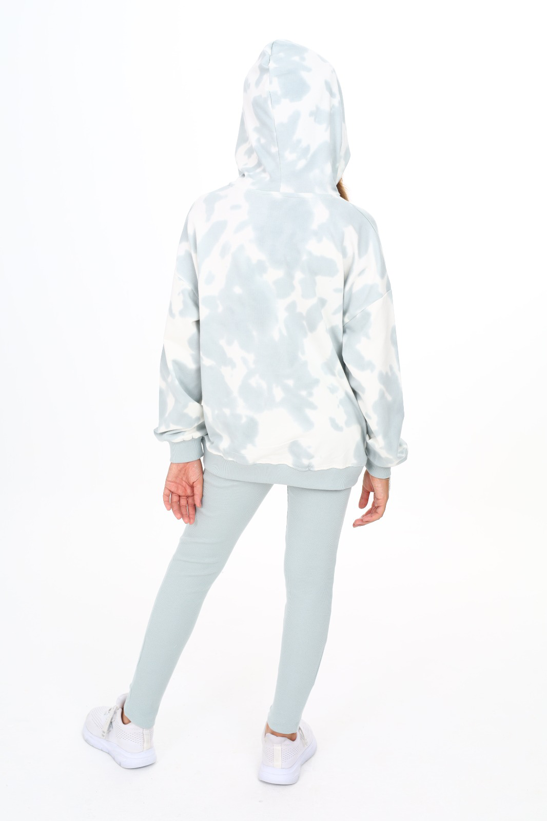 Toontoy  Kız Çocuk Batik Desenli Taytlı Takım