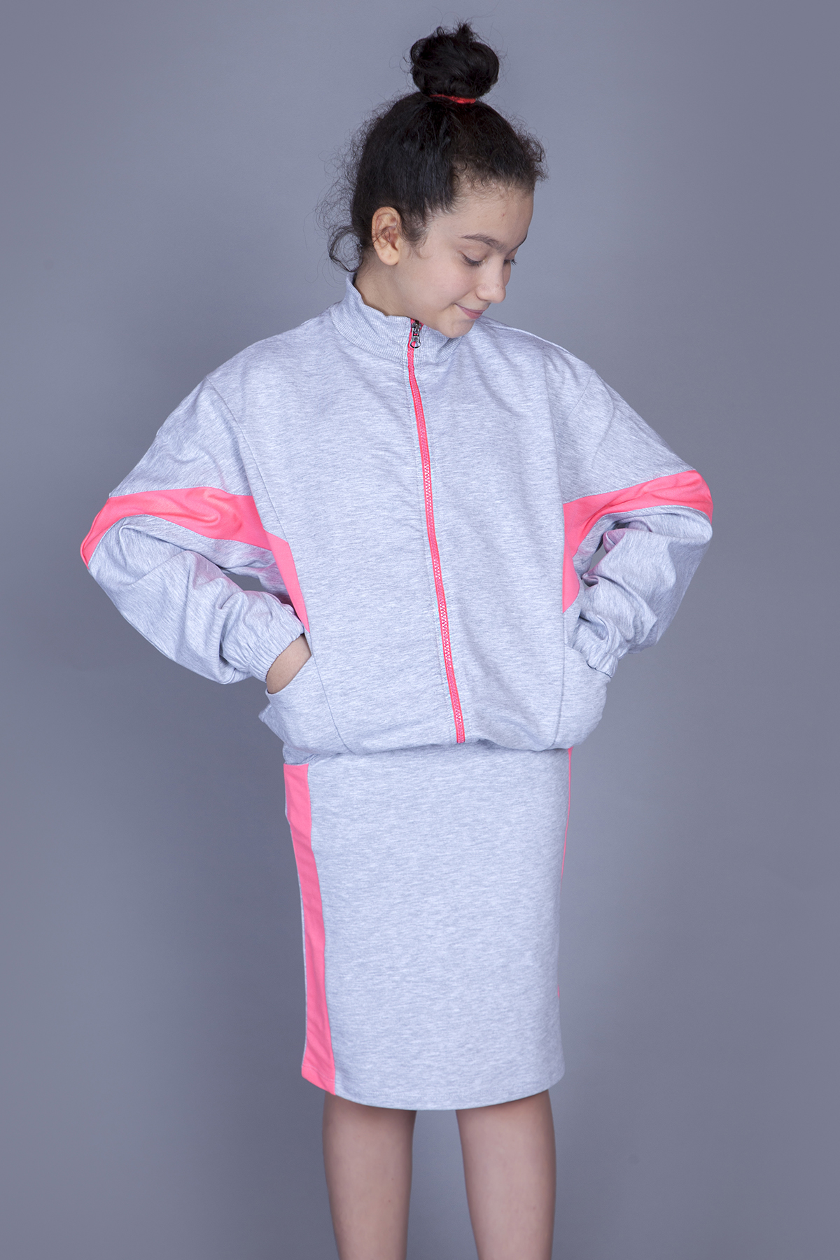 Toontoy Kız Çocuk Garnili Etekli Takım