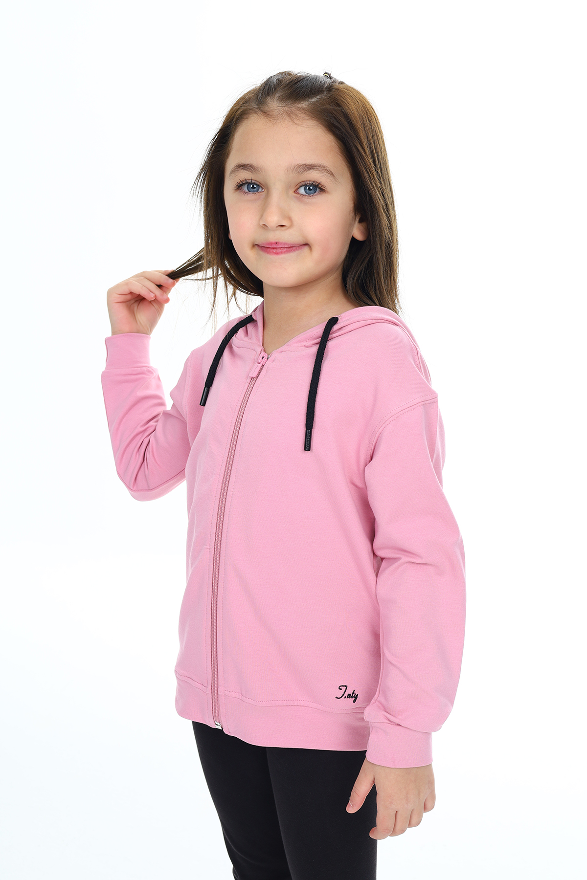 Toontoy Kız Çocuk Nakışlı Hırka