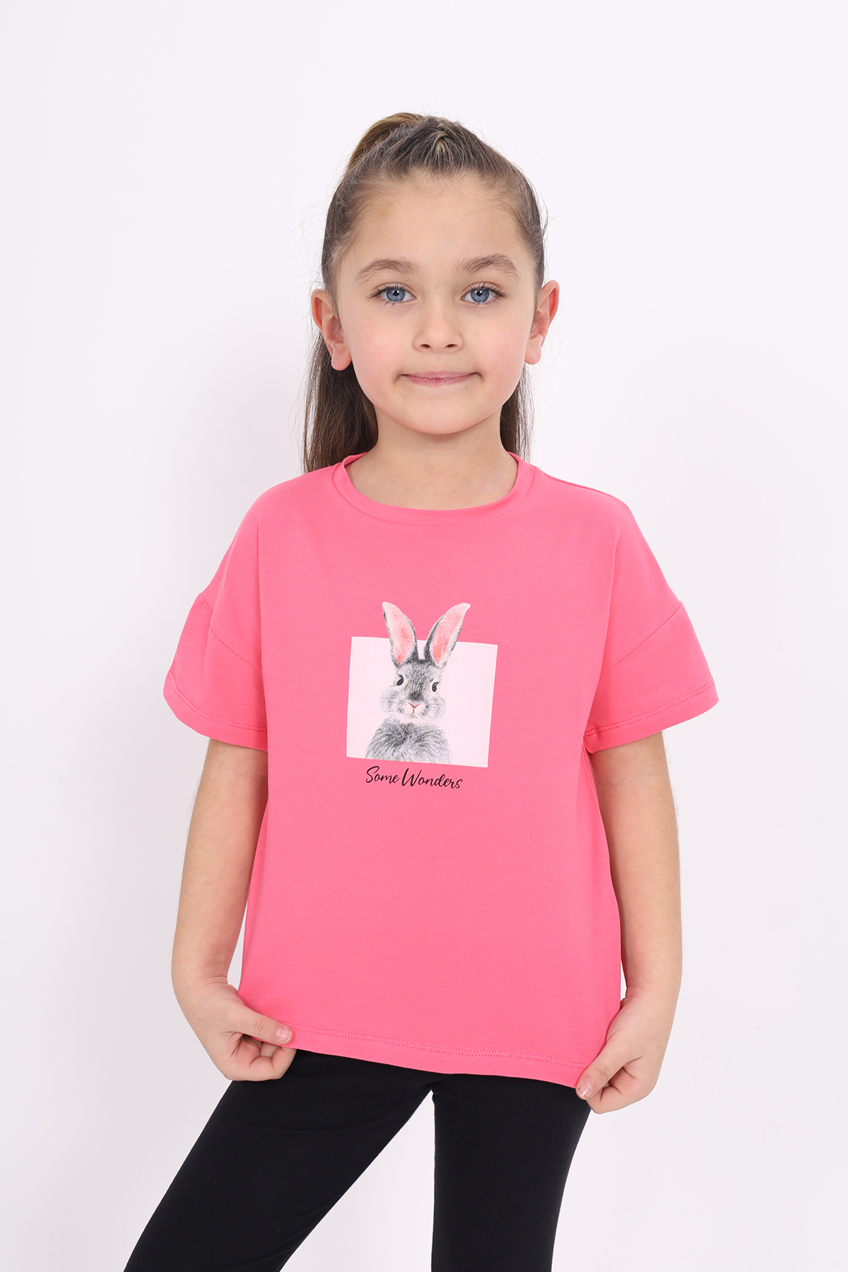 Toontoy Kız Çocuk Baskılı Tişört