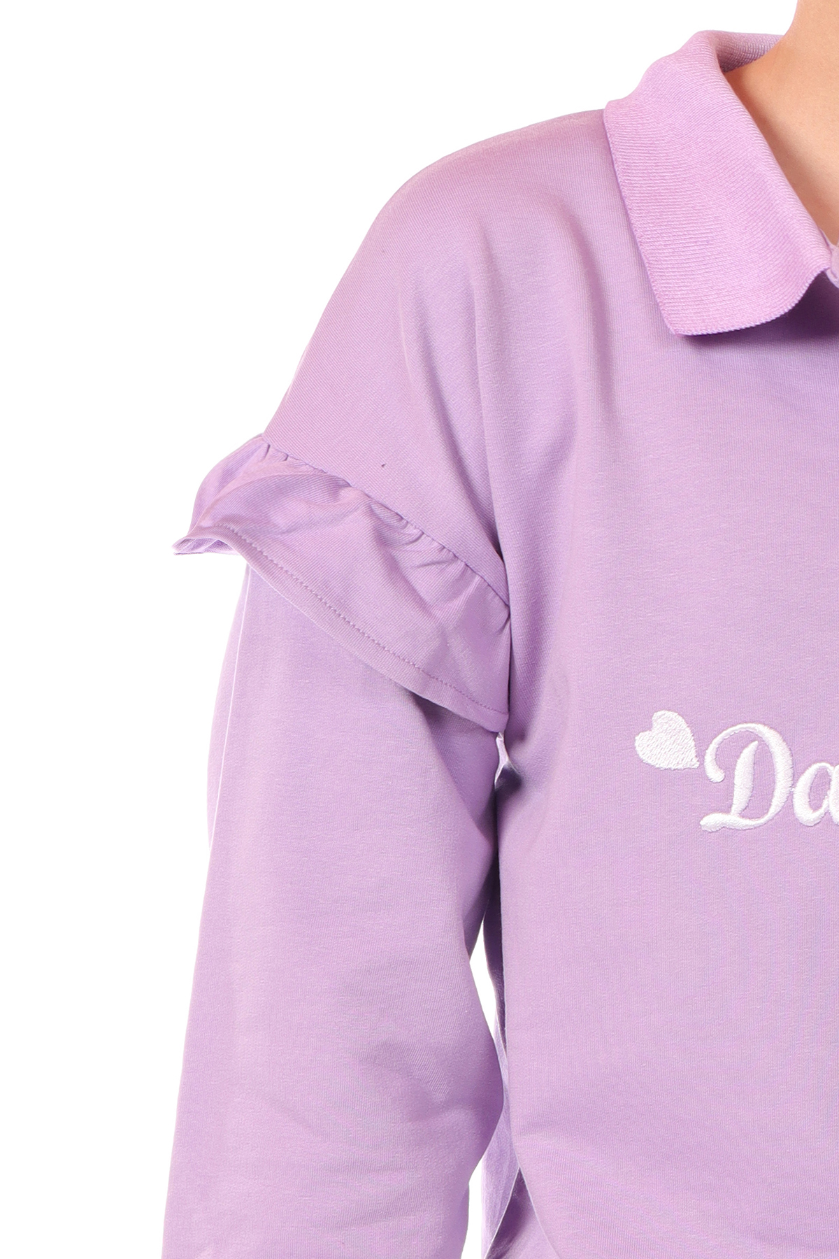 Toontoy Kız Çocuk Nakışlı Sweatshirt