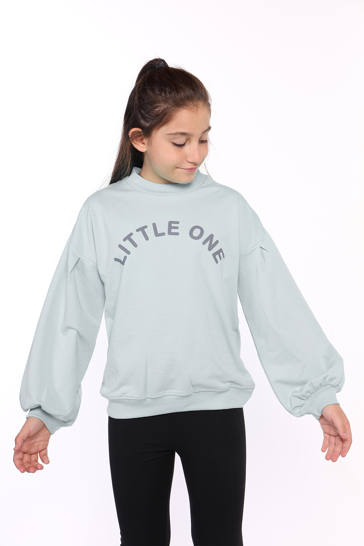 Toontoy Kız Çocuk Lıttle One Baskılı Sweatshirt