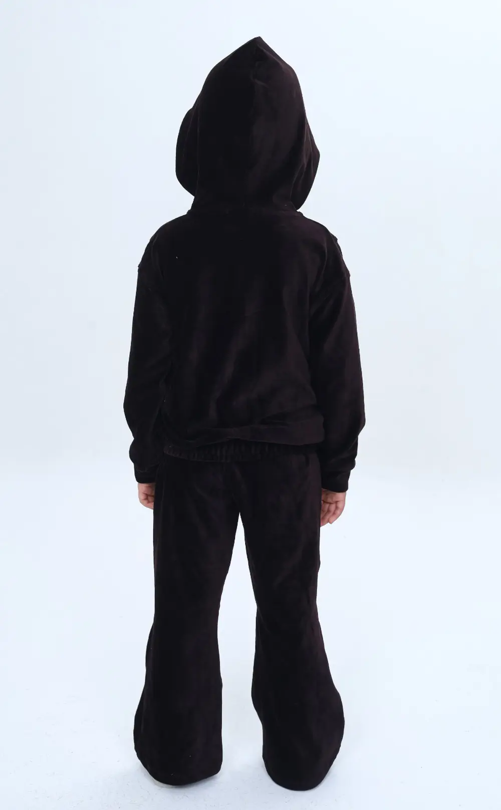 Toontoy Kız Çocuk 2'li Takım Kapüşonlu Fermuarlı Cepli Sweatshirt