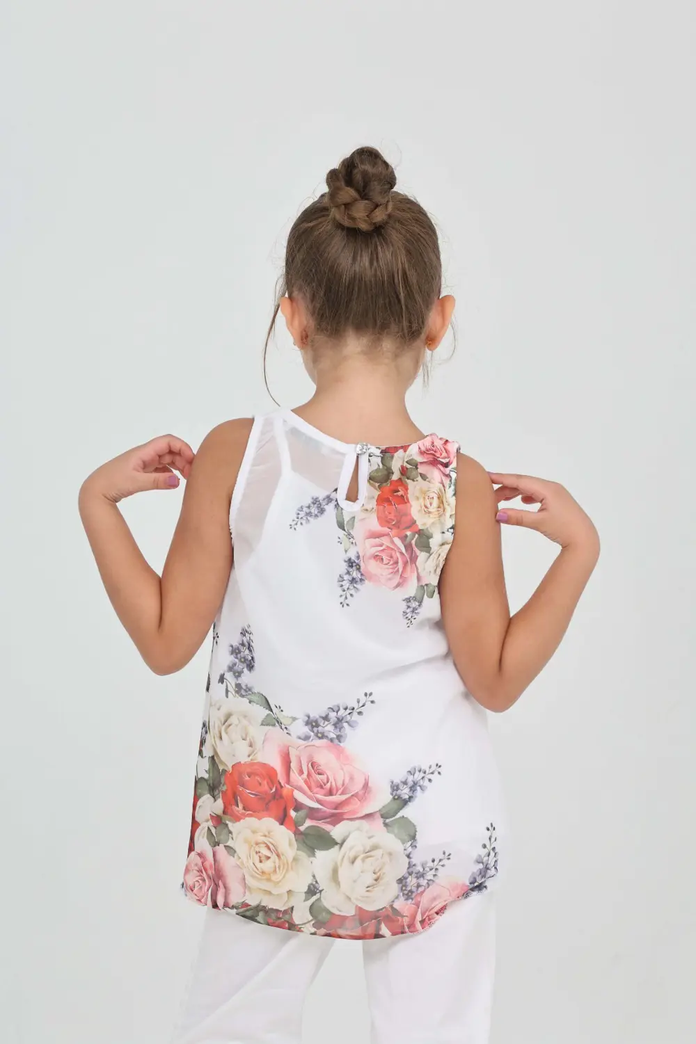 Toontoy Kız Çocuk Atlet Most Chic Girl Baskılı