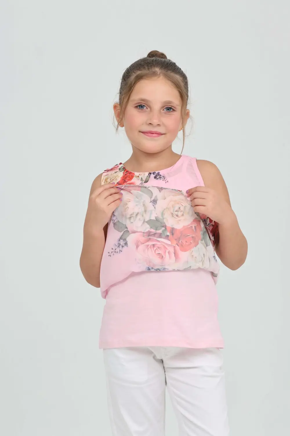 Toontoy Kız Çocuk Atlet Most Chic Girl Baskılı
