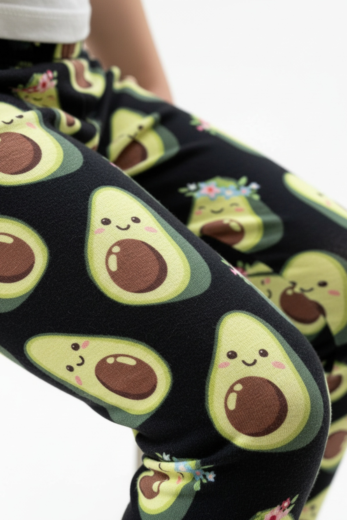 Toontoy Kız Çocuk Baskılı Yüksek Bel Basic Tayt