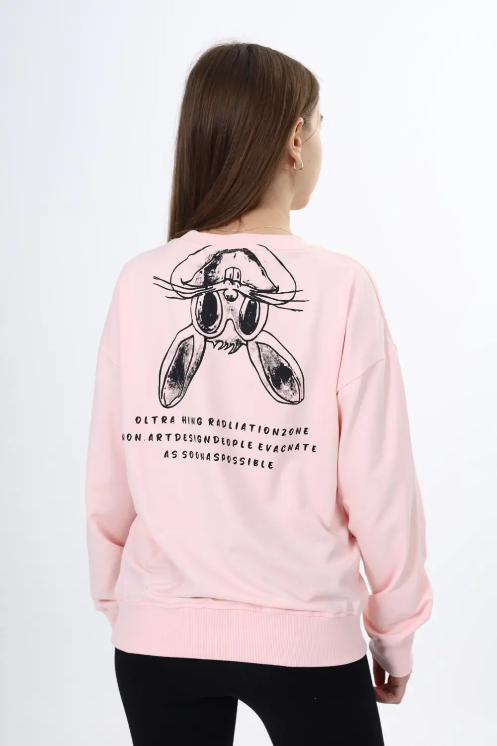 Toontoy Kız Çocuk Baskılı Sweatshirt