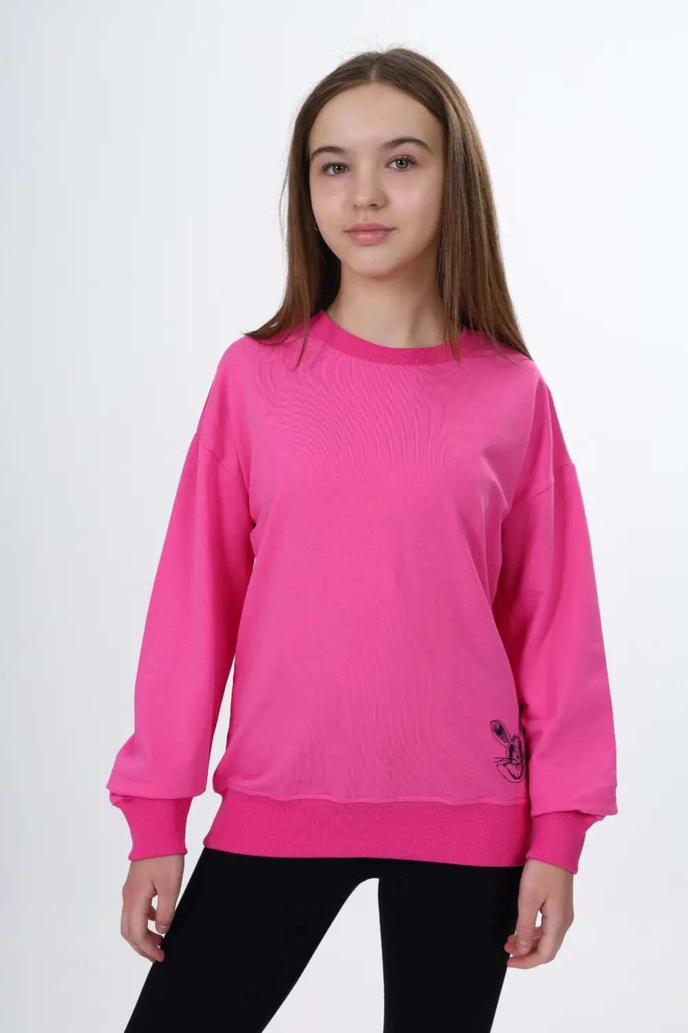 Toontoy Kız Çocuk Baskılı Sweatshirt