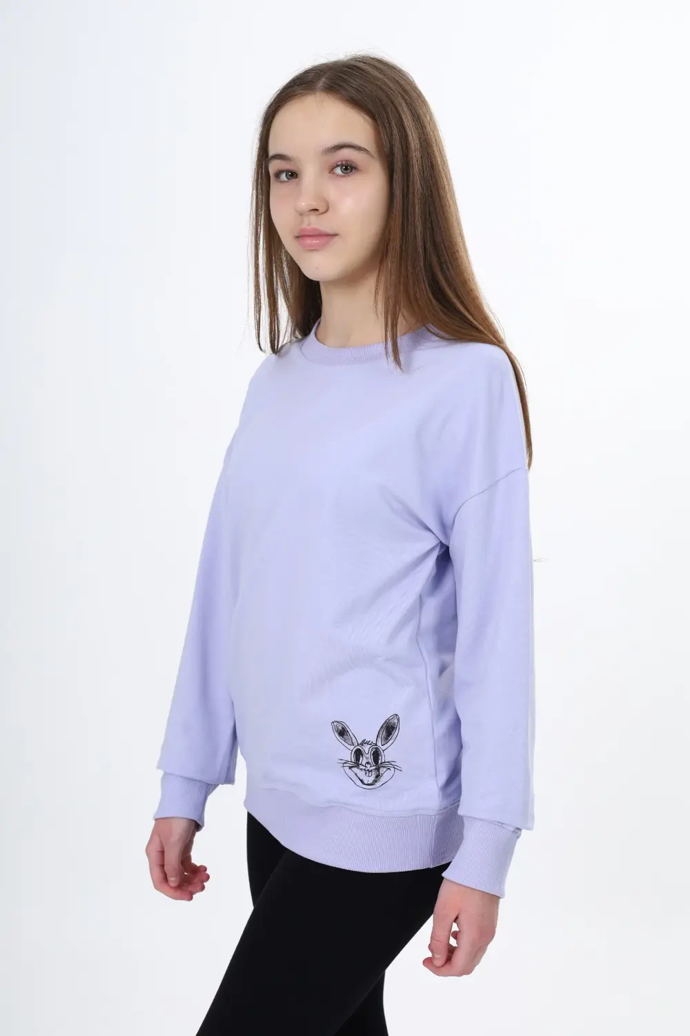 Toontoy Kız Çocuk Baskılı Sweatshirt