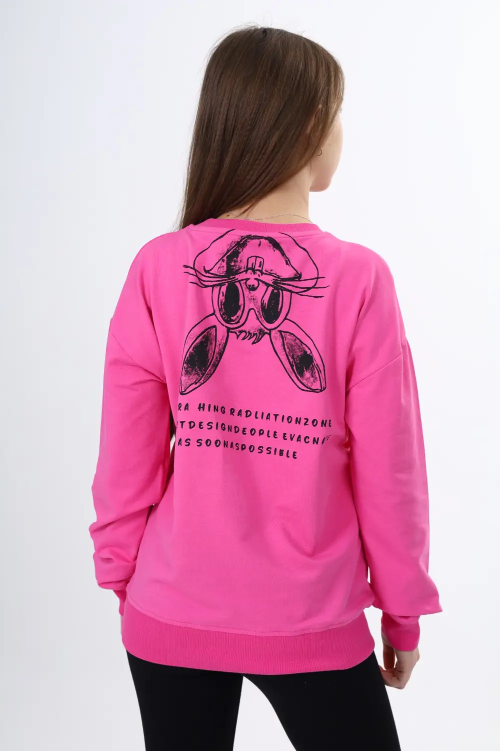 Toontoy Kız Çocuk Baskılı Sweatshirt