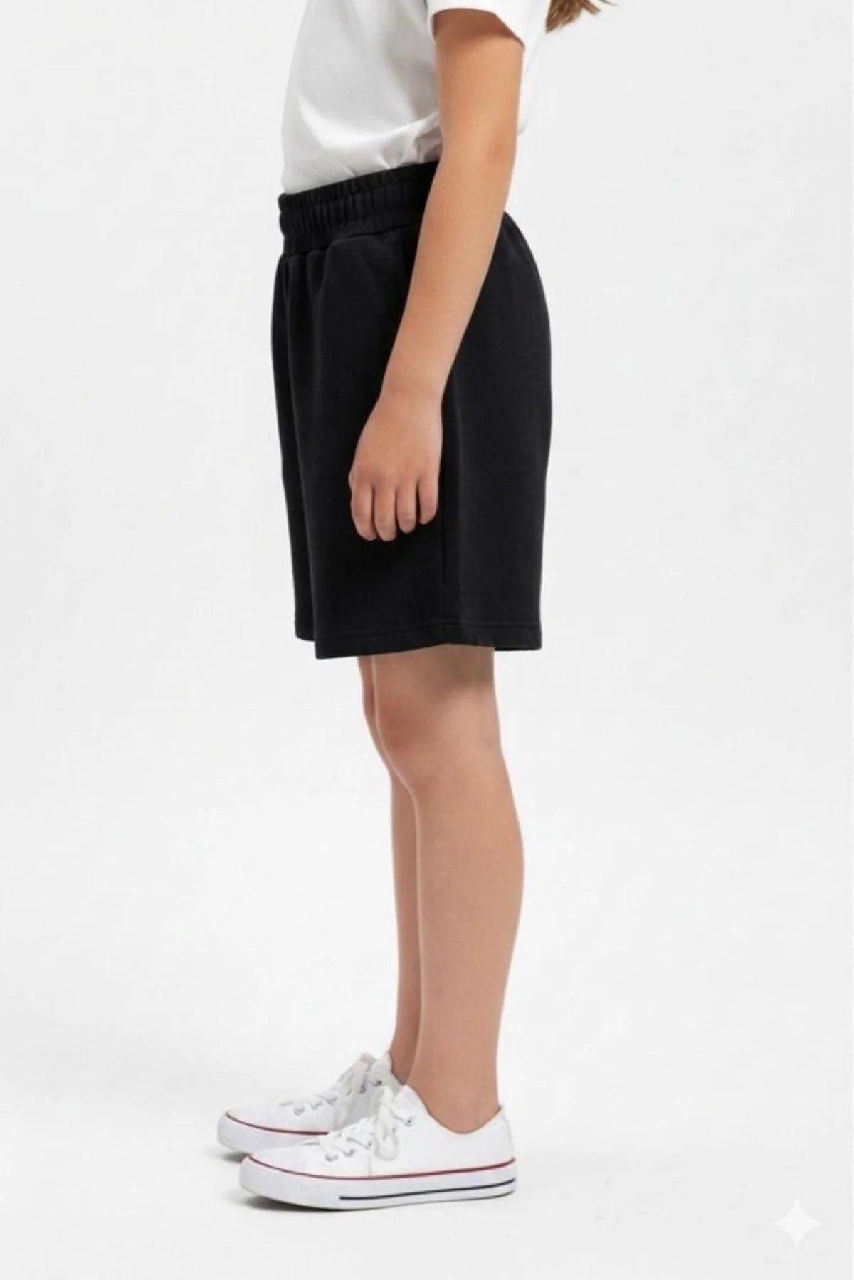 Toontoy Kız Çocuk  Beli Lastikli Cepli Şort 25055