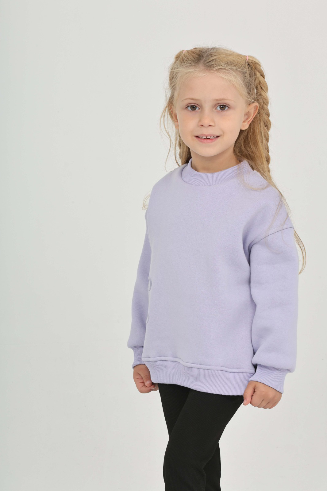 Toontoy Kız Çocuk Eva Fiyonk Nakışlı Sweatshırt