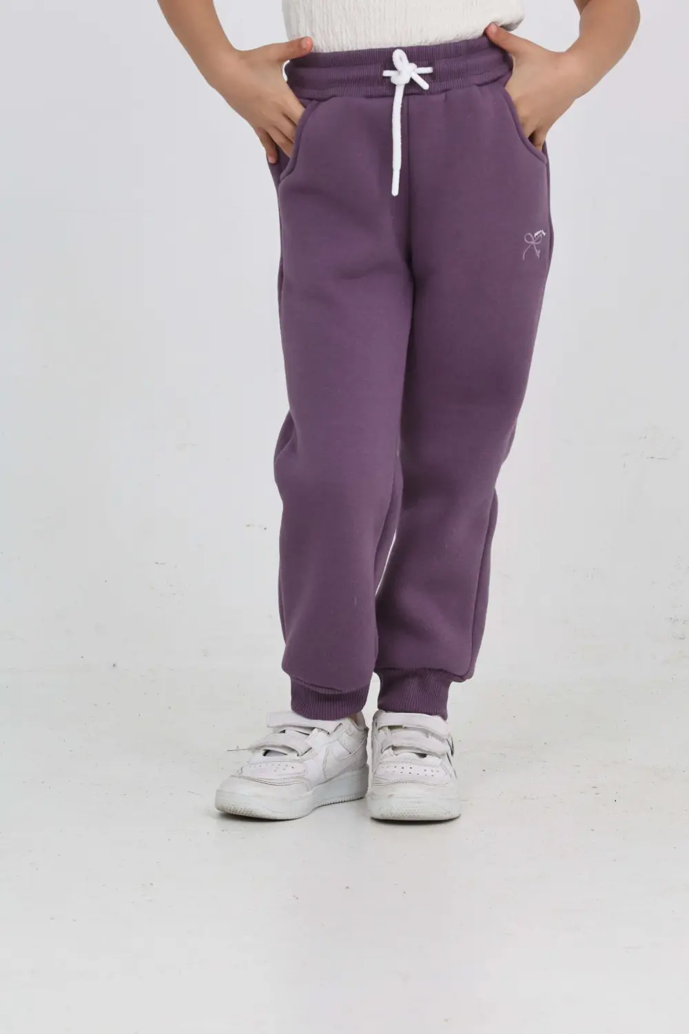 Toontoy Kız Çocuk Fiyonk Nakışlı Eşofman Alt