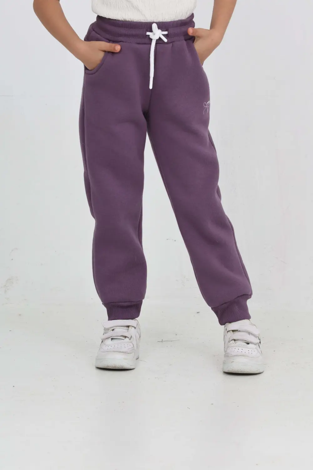 Toontoy Kız Çocuk Fiyonk Nakışlı Eşofman Alt