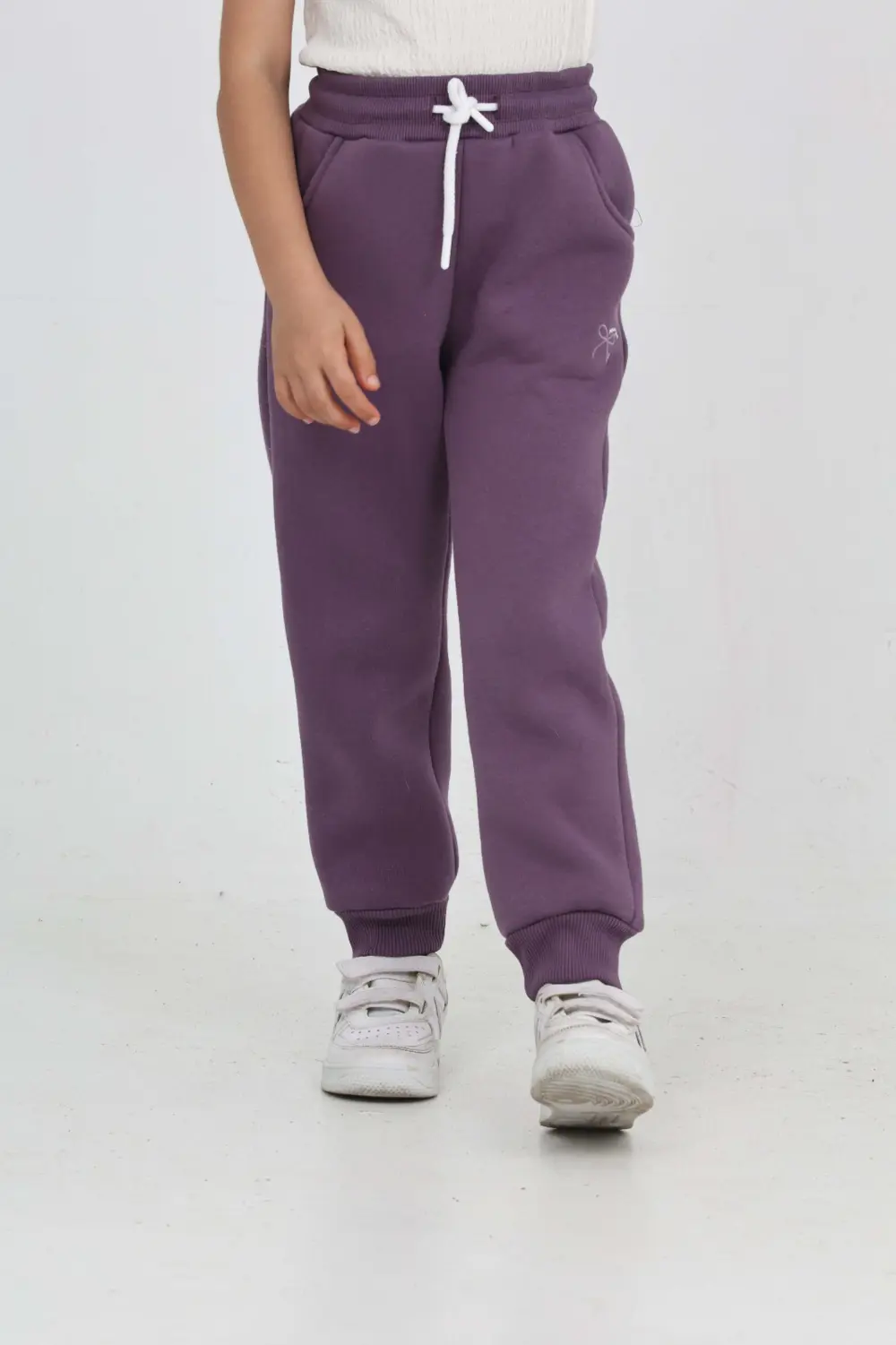 Toontoy Kız Çocuk Fiyonk Nakışlı Eşofman Alt