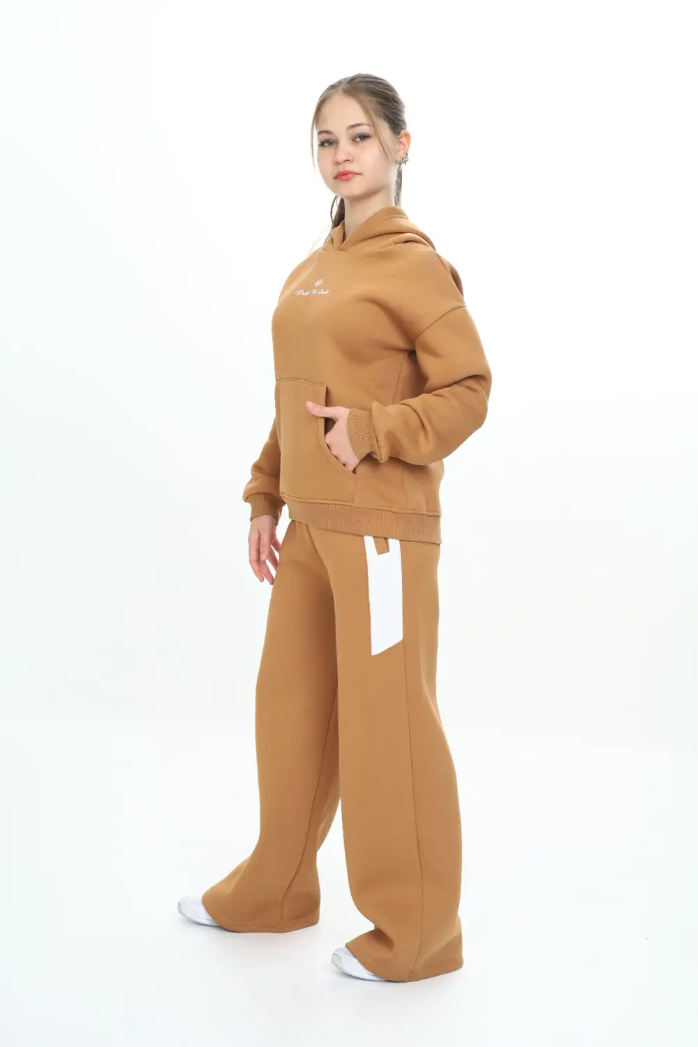 Toontoy Kız Çocuk Kapüşonlu Eşofman Takım