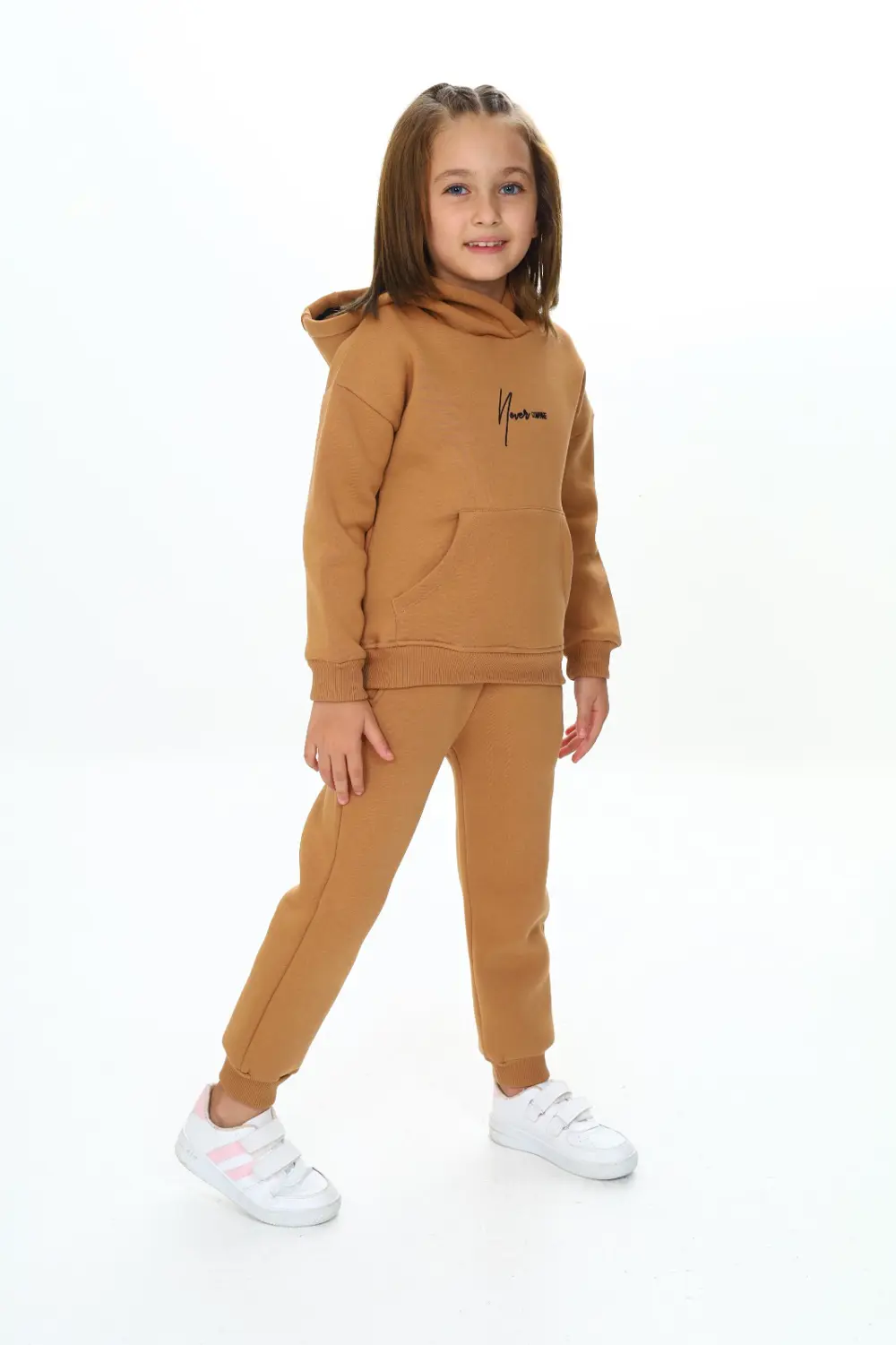 Toontoy Kız Çocuk Kapüşonlu Eşofman Takım