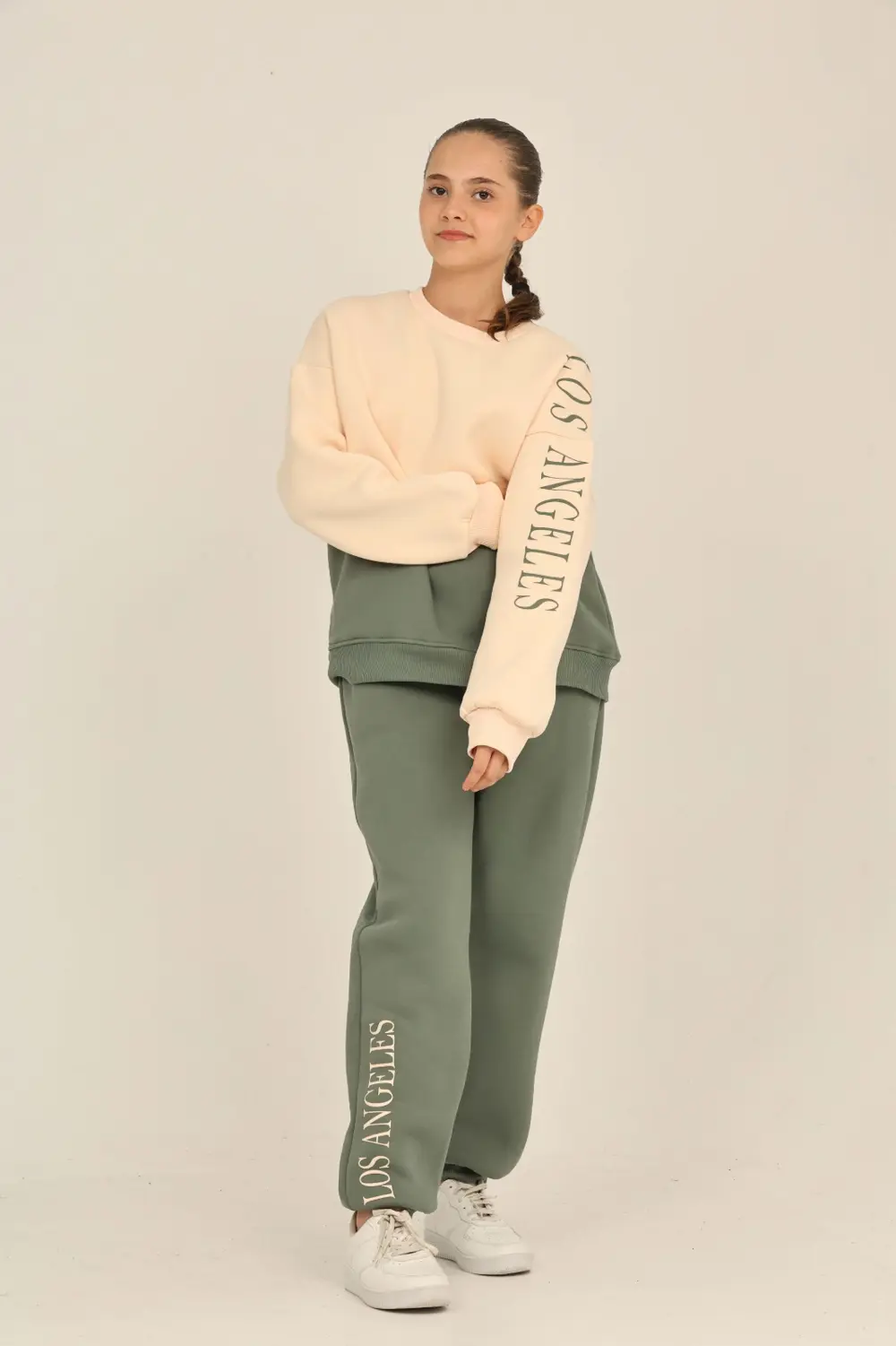 Toontoy Kız Çocuk Los Angeles Baskılı Eşofman Takım