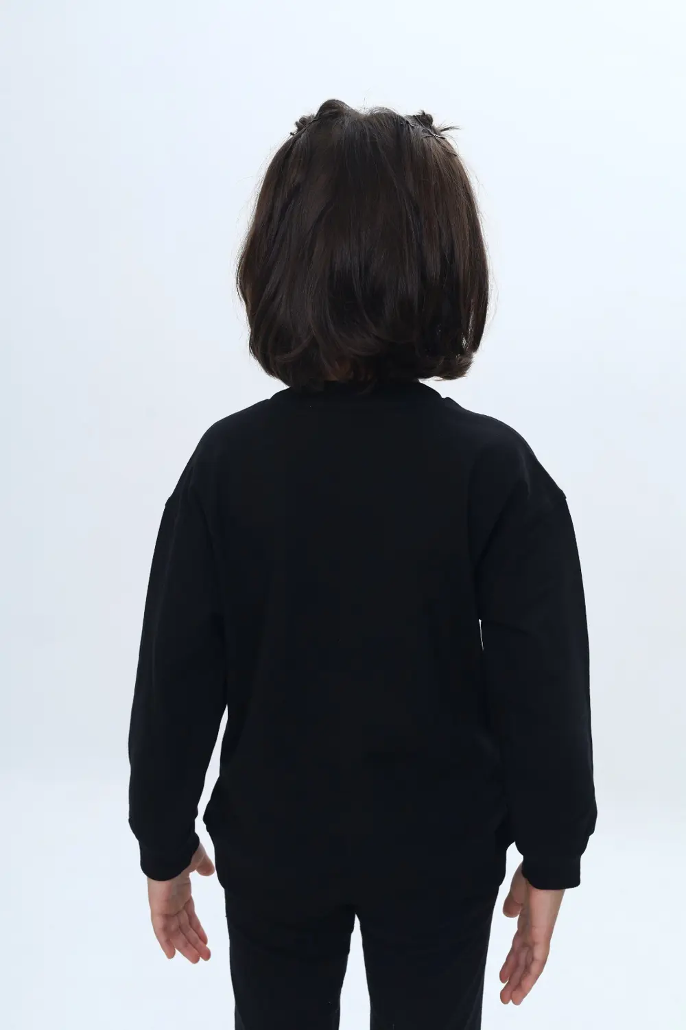 Toontoy Kız Çocuk Mini Kalp Baskılı Sweatshirt