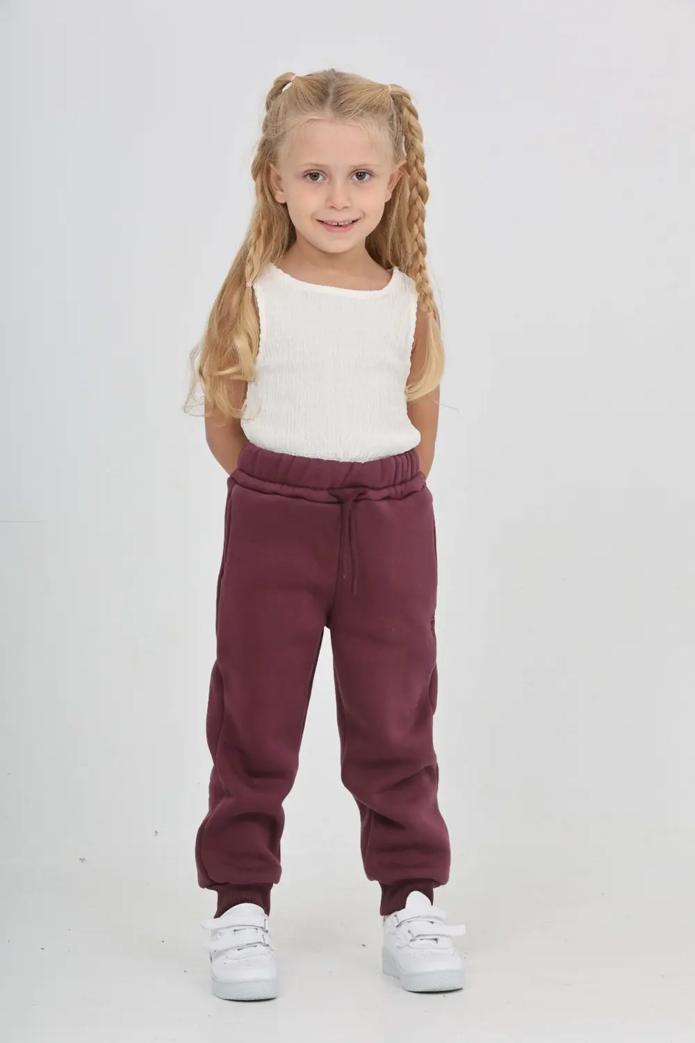 Toontoy Kız Çocuk Nakış Detaylı Eşofman Alt