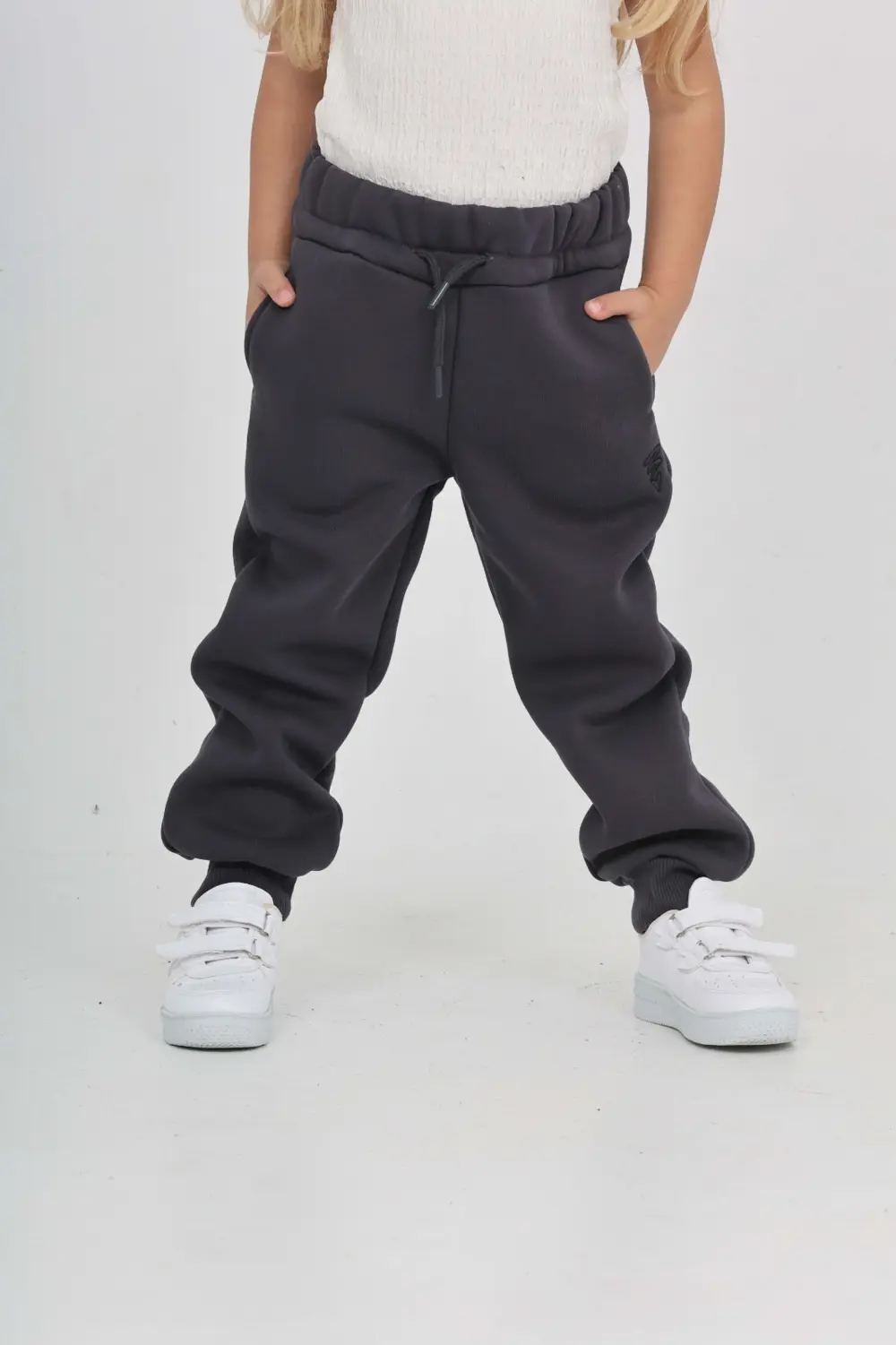 Toontoy Kız Çocuk Nakış Detaylı Eşofman Alt