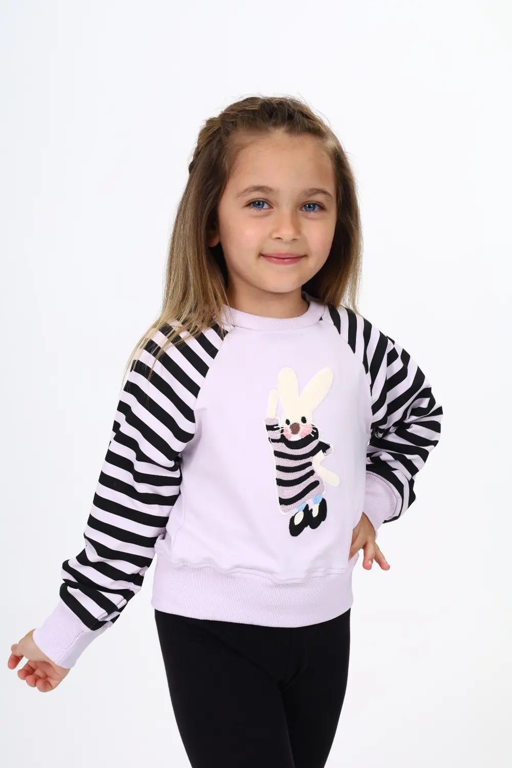 Toontoy Kız Çocuk Nakışlı Sweatshirt