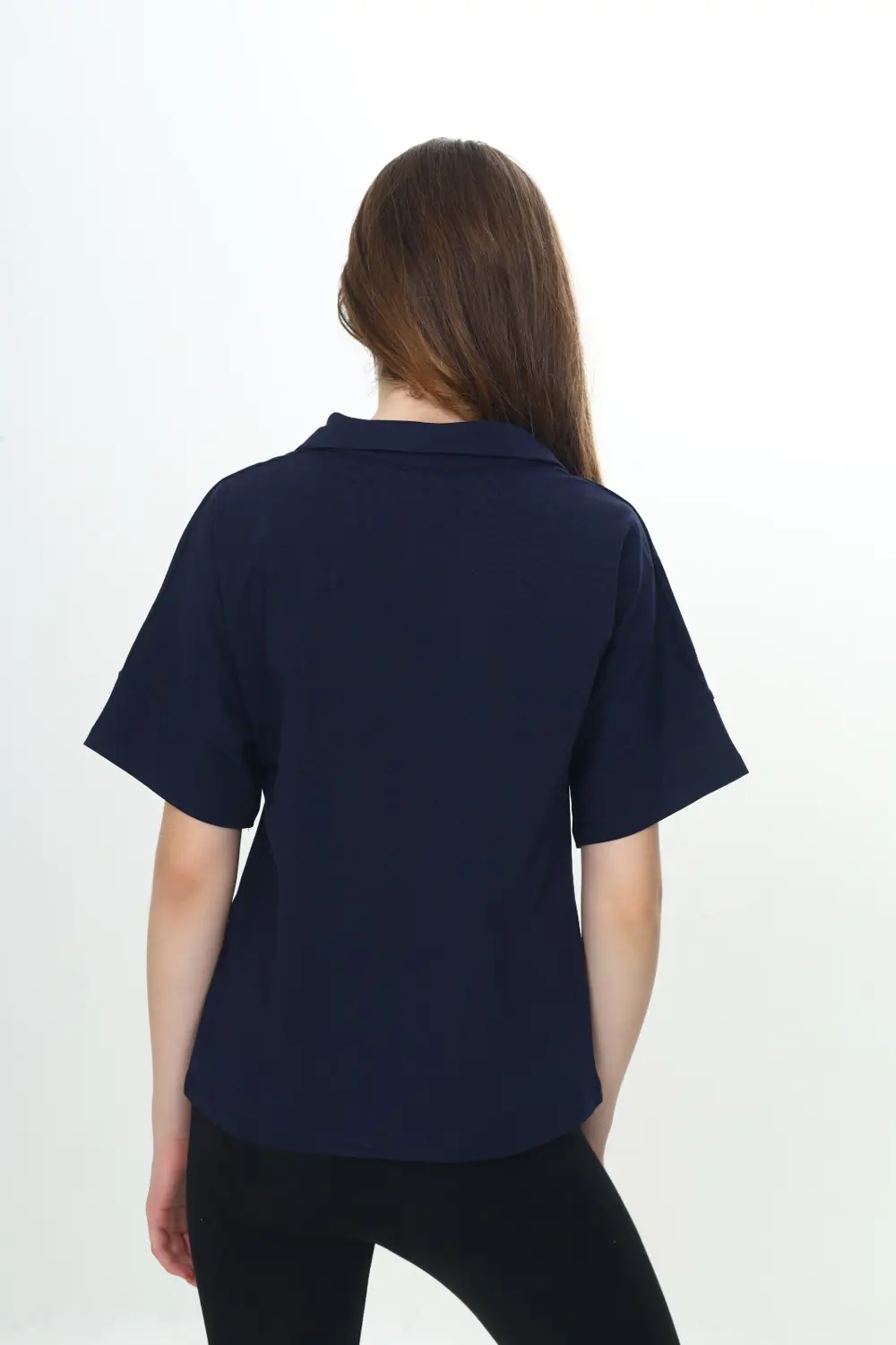 Toontoy Kız Çocuk Okul Polo Yaka Tişört