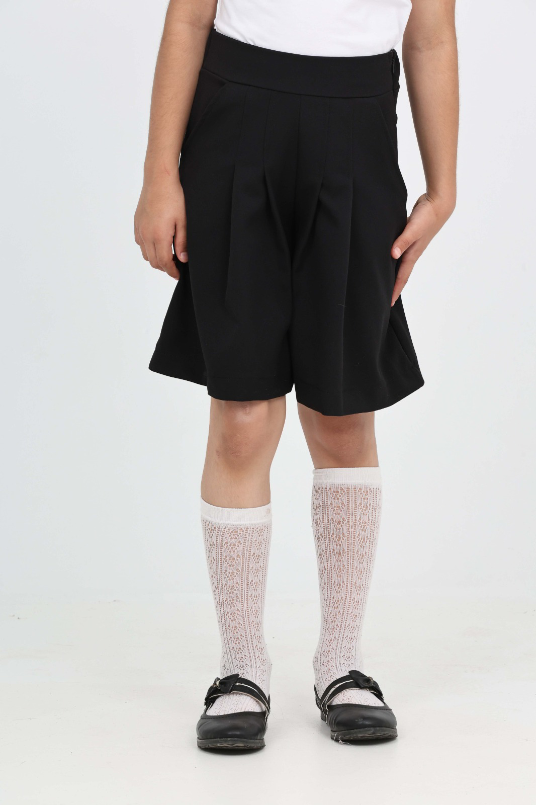 Toontoy Kız Çocuk Pileli Okul Şort