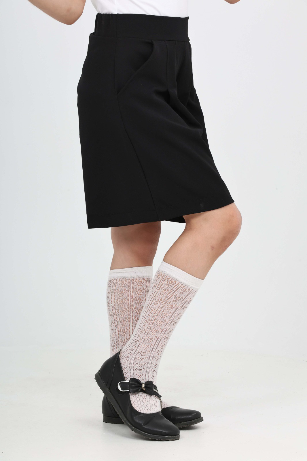 Toontoy Kız Çocuk Pileli Okul Şort