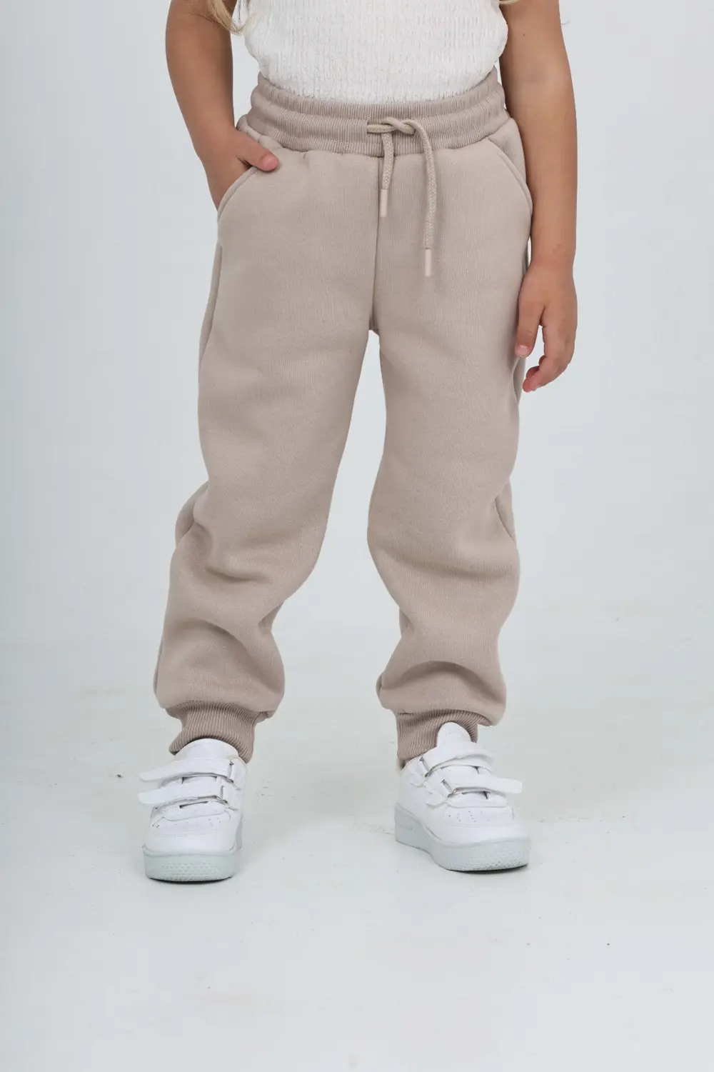 Toontoy Kız Çocuk T Logo Nakışlı Eşofman Alt