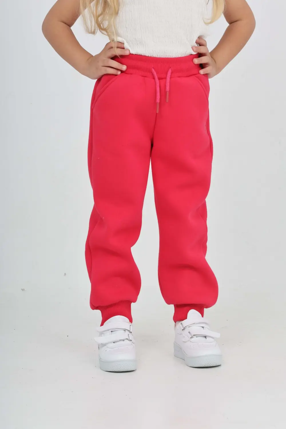 Toontoy Kız Çocuk T Logo Nakışlı Eşofman Alt