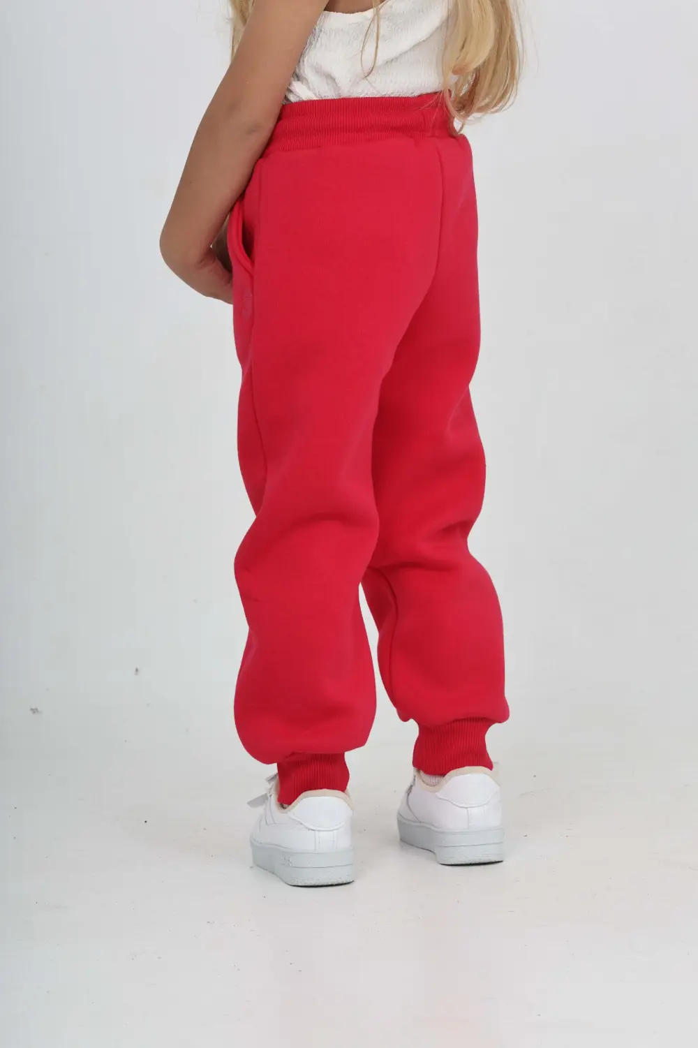 Toontoy Kız Çocuk T Logo Nakışlı Eşofman Alt