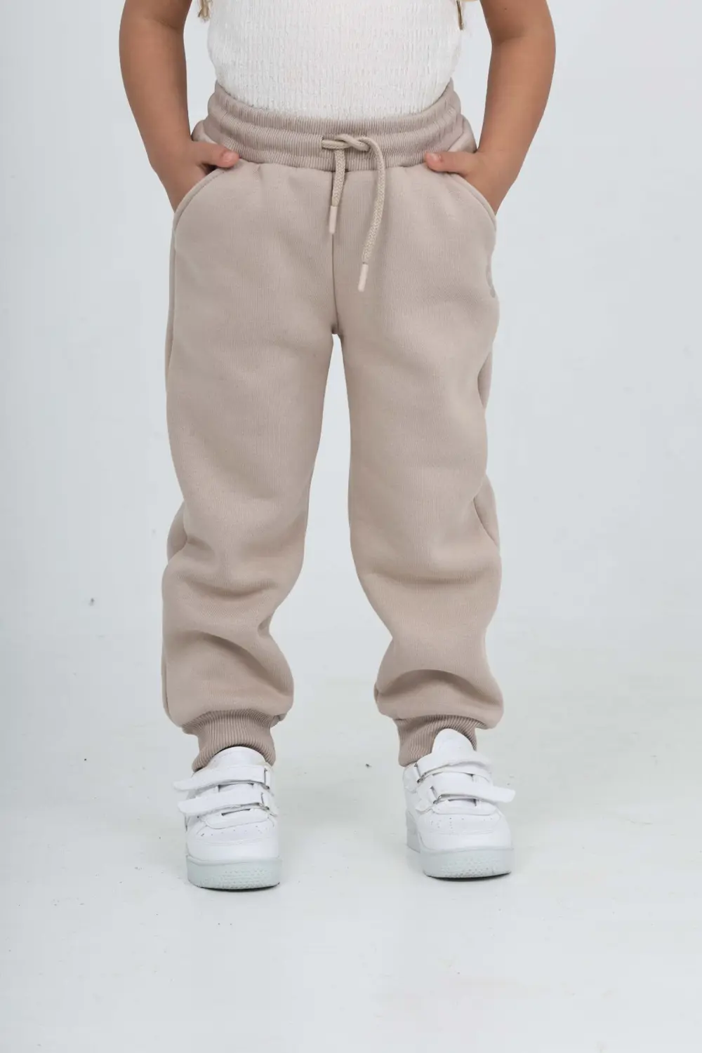 Toontoy Kız Çocuk T Logo Nakışlı Eşofman Alt