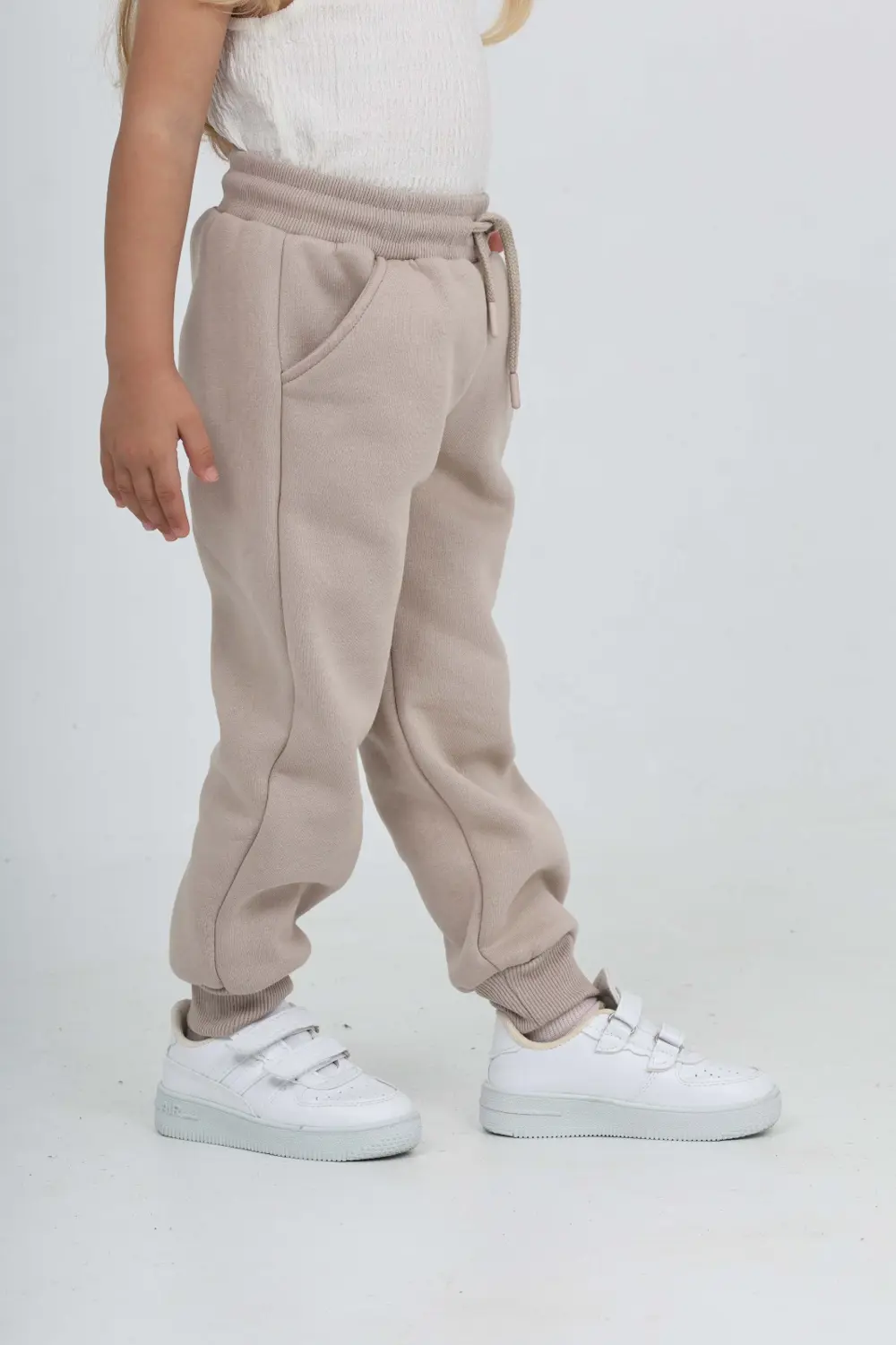 Toontoy Kız Çocuk T Logo Nakışlı Eşofman Alt