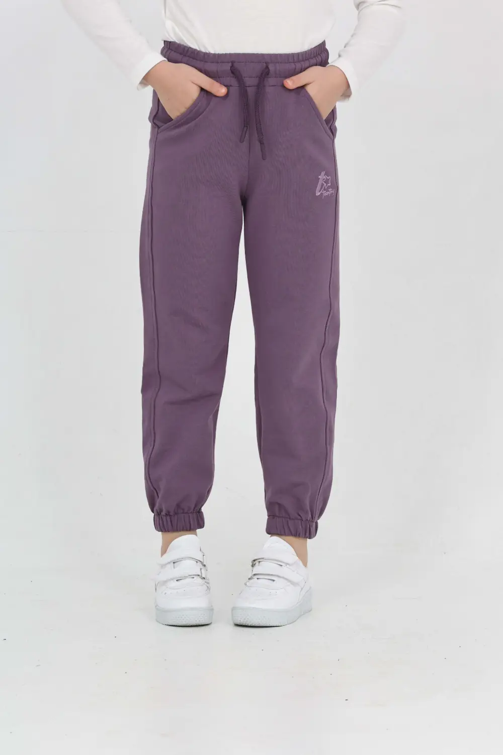 Toontoy Kız Çocuk Tonaton Nakışlı Eşofman Alt