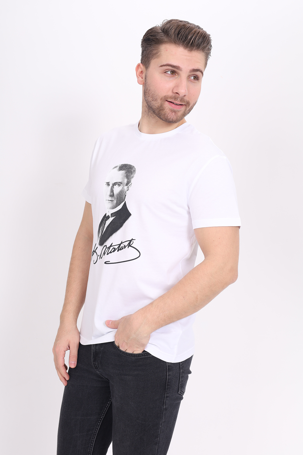 Toontoy Unisex Atatürk Baskılı Tişört