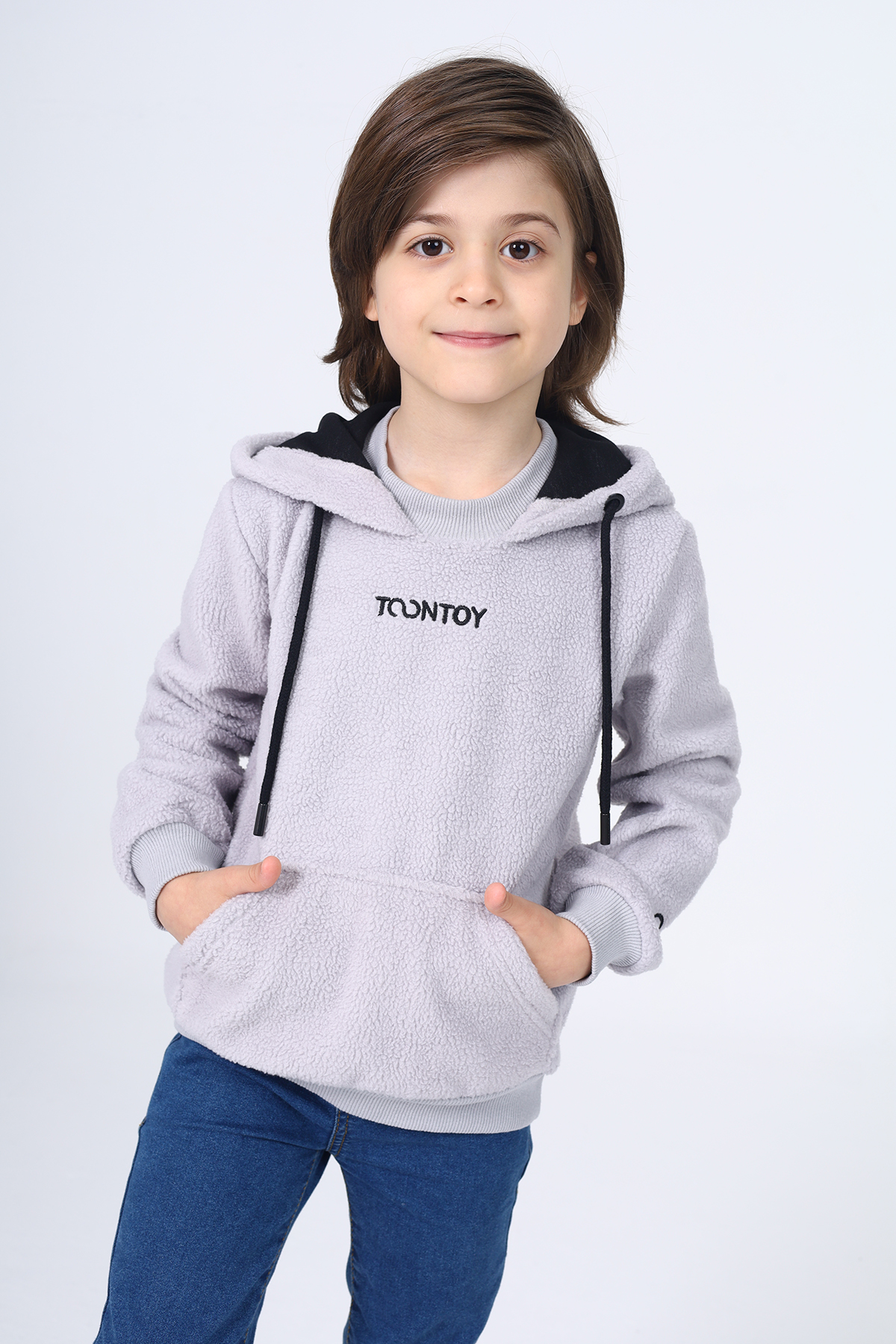 Toontoy Unisex Çocuk Nakışlı Sweatshirt