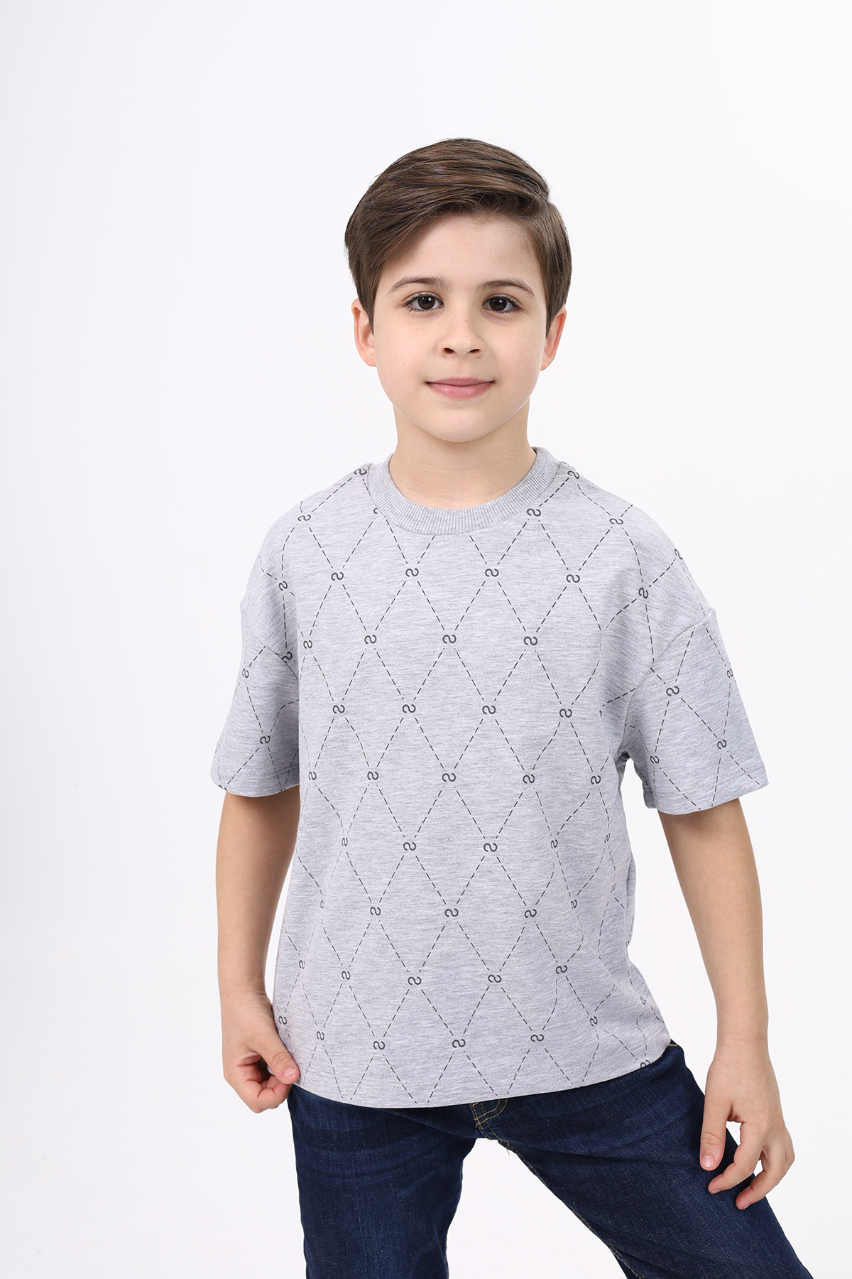 Toontoy Unisex Çocuk Baskılı Tişört